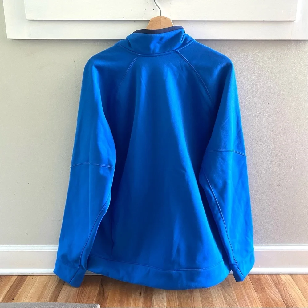 The North Face Full Zip Soft Shell Jacket Blue Size XL